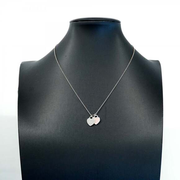 Tiffany & Co. Return to Heart Necklace, Sterling Silver 925, Pink, Women's - Picture 7 of 7